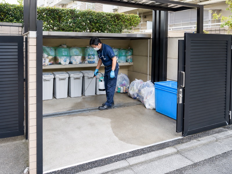 ゴミ集積場の管理